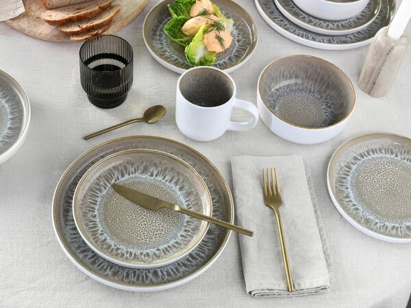 KOMBINOVANÁ SOUPRAVA, 16dílné, kamenina Creatable - Online Only nádobí, Online Only