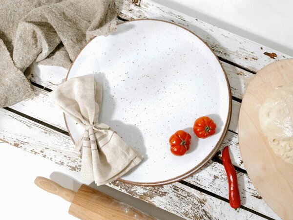 SADA TALÍŘŮ NA PIZZU, keramika, 30,5 cm Creatable - Online Only nádobí, Online Only