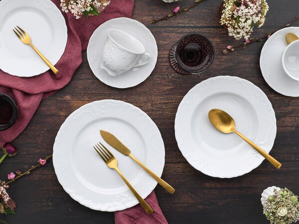 KOMBINOVANÁ SOUPRAVA, 30dílné, porcelán Creatable - Online Only nádobí, Online Only