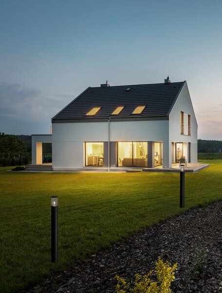 Venkovní zahradní lampa Cetera B 9 černé – Černá