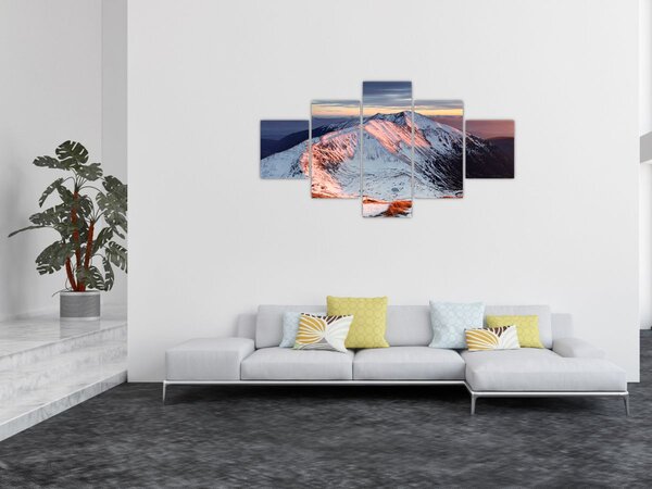 Obraz - Zimní horské panorama II. (125x70 cm)