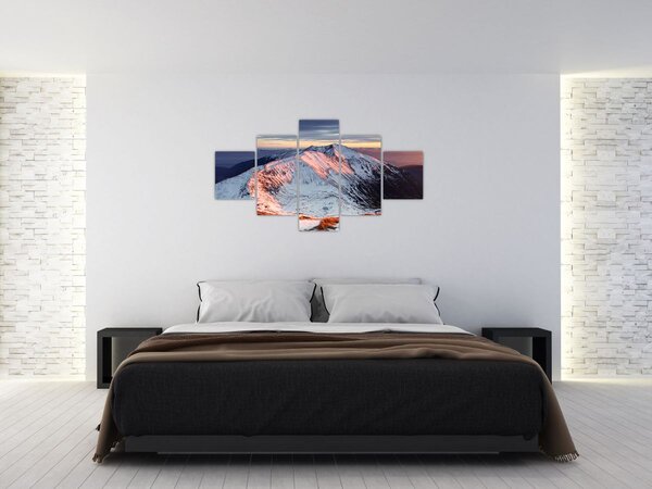 Obraz - Zimní horské panorama II. (125x70 cm)