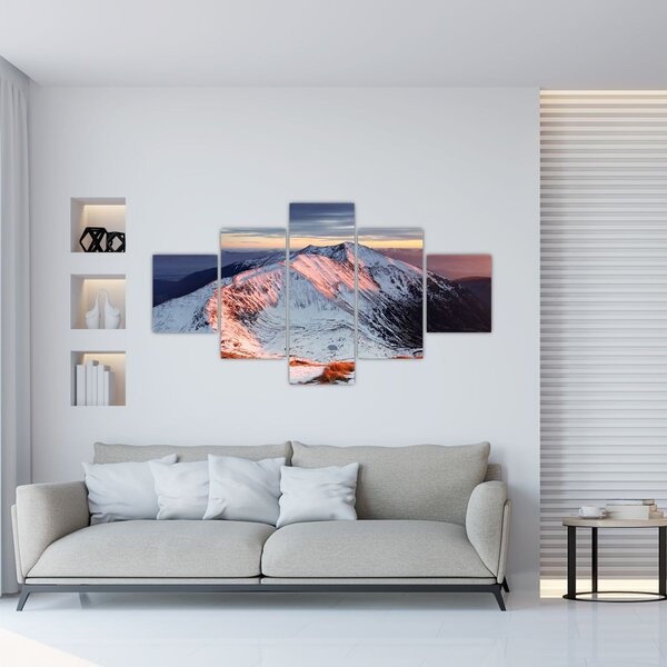 Obraz - Zimní horské panorama II. (125x70 cm)
