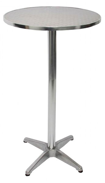 Barový bistro stůl kulatý 11352, hliník - v70/110 x Ø60 cm