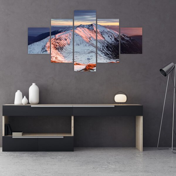 Obraz - Zimní horské panorama II. (125x70 cm)