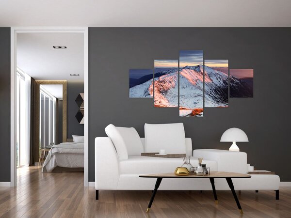 Obraz - Zimní horské panorama II. (125x70 cm)