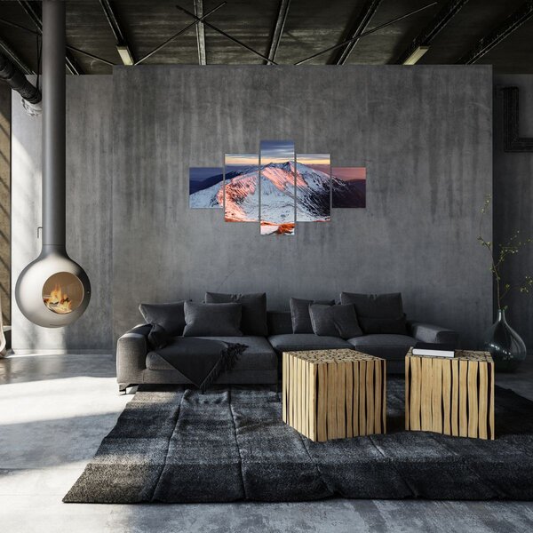 Obraz - Zimní horské panorama II. (125x70 cm)
