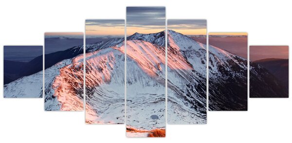 Obraz - Zimní horské panorama II. (210x100 cm)