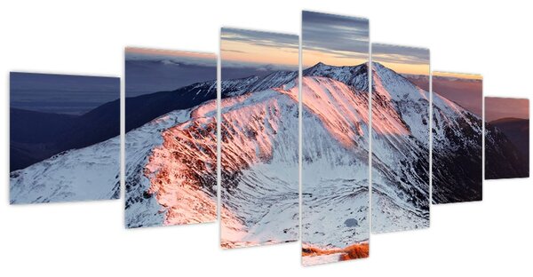 Obraz - Zimní horské panorama II. (210x100 cm)
