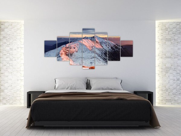 Obraz - Zimní horské panorama II. (210x100 cm)