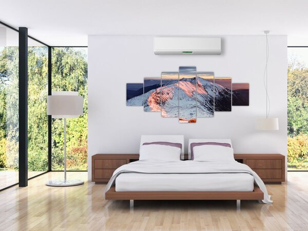 Obraz - Zimní horské panorama II. (210x100 cm)