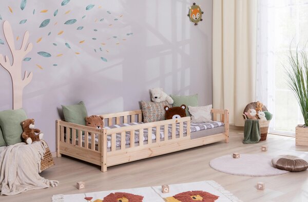 DĚTSKÁ POSTEL SE STŘÍŠKOU, 90/200 cm, přírodní barvy MID.YOU - Online Only dětské postele, Online Only