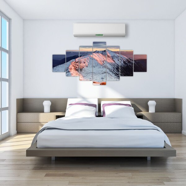 Obraz - Zimní horské panorama II. (210x100 cm)
