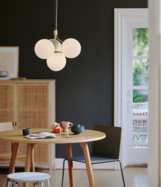 Nordlux - Lustr na lanku IVONA 4xE27/28W/230V zlatá