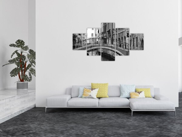 Obraz - Pohled na Benátky (125x70 cm)