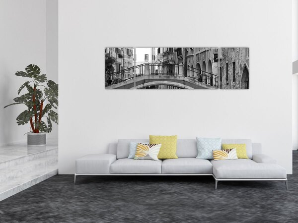 Obraz - Pohled na Benátky (170x50 cm)