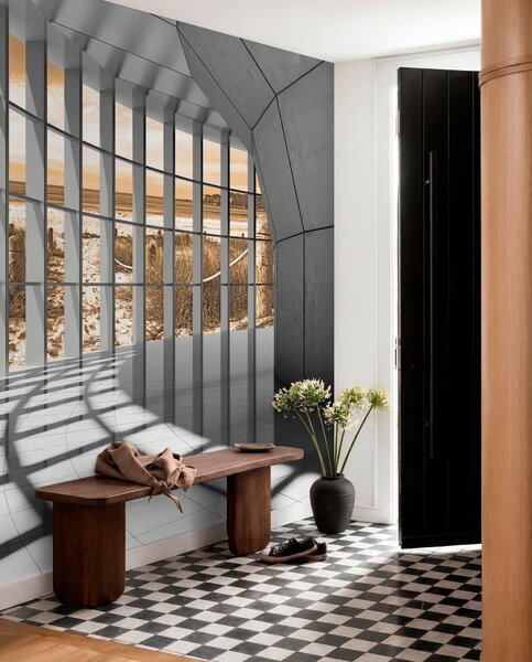 Fototapety Podlaha, podlaha a zařizovací předměty, Fototapety 3D, Fototapety 3d tunel, u70513v3 : uwalls.cz