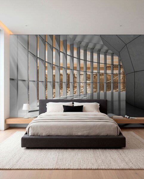 Fototapety Podlaha, podlaha a zařizovací předměty, Fototapety 3D, Fototapety 3d tunel, u70513v3 : uwalls.cz