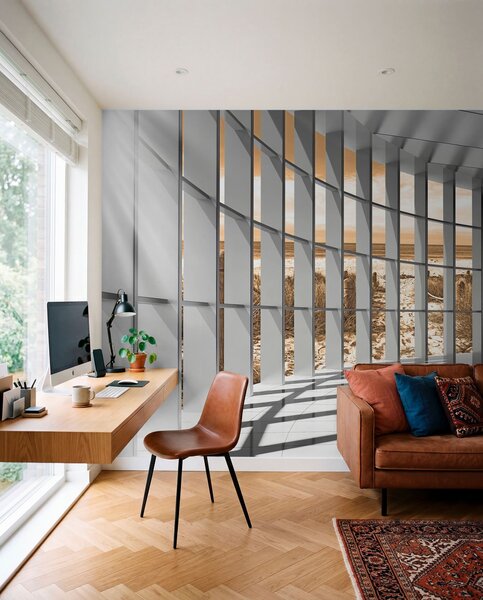 Fototapety Podlaha, podlaha a zařizovací předměty, Fototapety 3D, Fototapety 3d tunel, u70513v3 : uwalls.cz