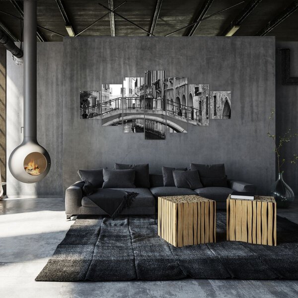 Obraz - Pohled na Benátky (210x100 cm)