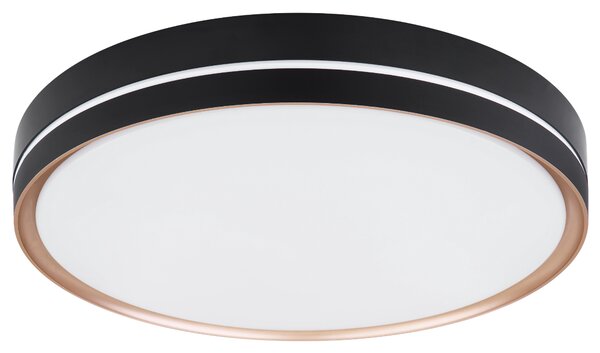 Stropní LED svítidlo MANNI černá/bronzová