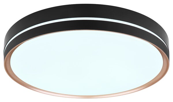 Stropní LED svítidlo MANNI černá/bronzová