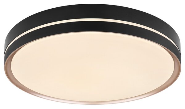 Stropní LED svítidlo MANNI černá/bronzová