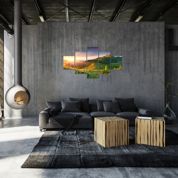 Obraz - Letní krajina (125x70 cm)