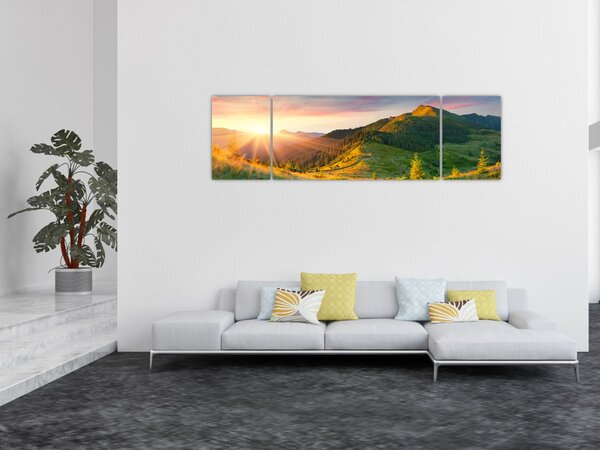 Obraz - Letní krajina (170x50 cm)