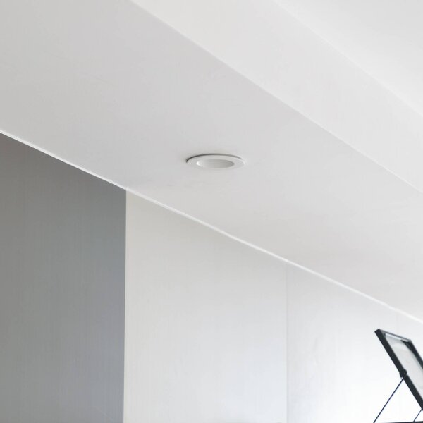 Arcchio Svítidlo LED Aryx, bílé, 2 700 K, stmívatelný, Bílá / opál, Obývací pokoj / jídelna, Hliník, Moderní
