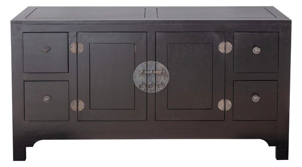 Komoda Modern 137x45x76cm black