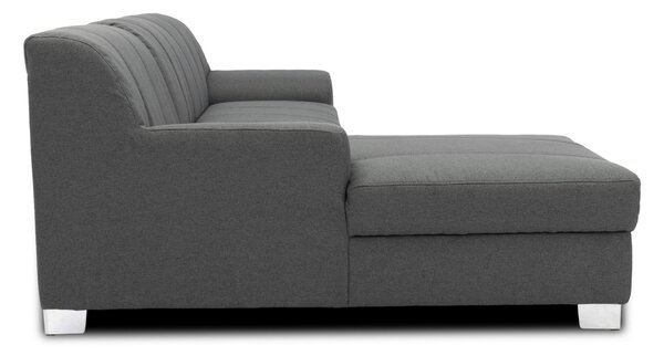 ROHOVÁ SEDAČKA, textil, šedá MID.YOU - Sedací soupravy, Online Only