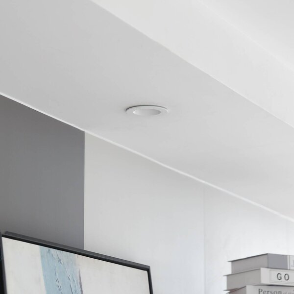 Arcchio Svítidlo LED Aryx, bílé, 3 000K, stmívatelný, Bílá / opál, Obývací pokoj / jídelna, Hliník, Moderní