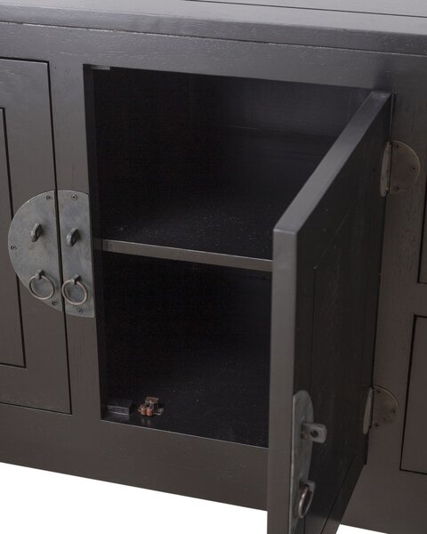 Komoda Modern 137x45x76cm black
