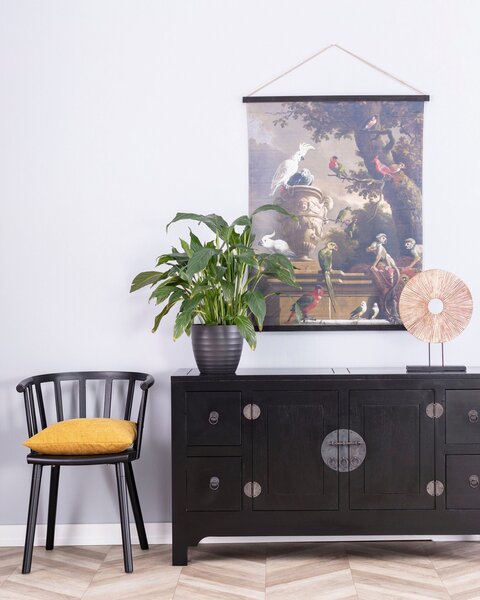 Komoda Modern 137x45x76cm black