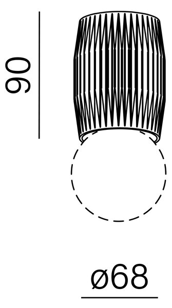AQform designová stropní svítidla Triba Bulb