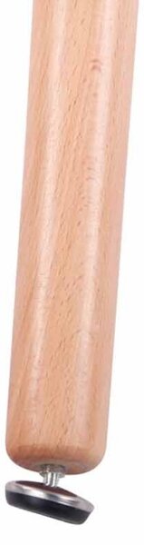 Kuchyňský stůl dřevěný Abenra 80 natura - v75 x Ø80 cm - Bílá