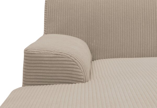 ROHOVÁ SEDAČKA, textil, šedohnědá MID.YOU - Sedací soupravy, Online Only