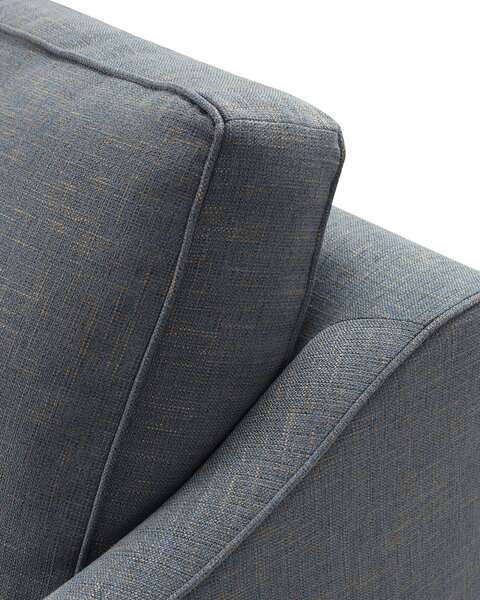 Křeslo Venuste denim blue/brown