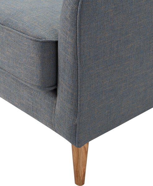Křeslo Venuste denim blue/brown