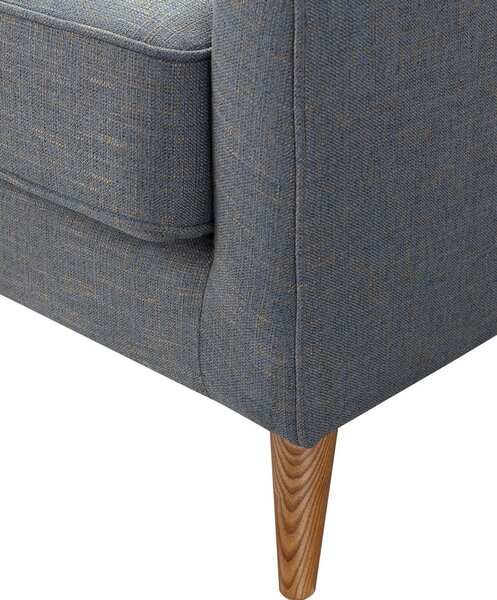 Rohová pohovka Venuste denim blue/brown