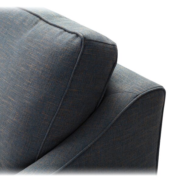 Rohová pohovka Venuste denim blue/brown