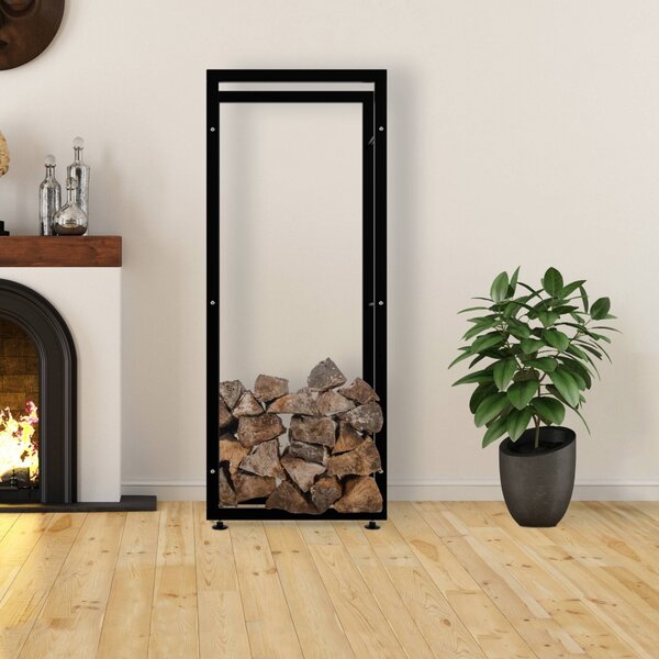 Stojan na dřevo Keri V2 25x60x150, černá