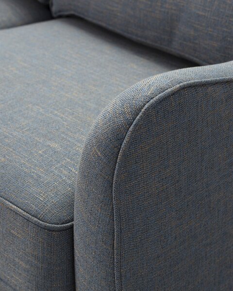 Rohová pohovka Venuste denim blue/brown