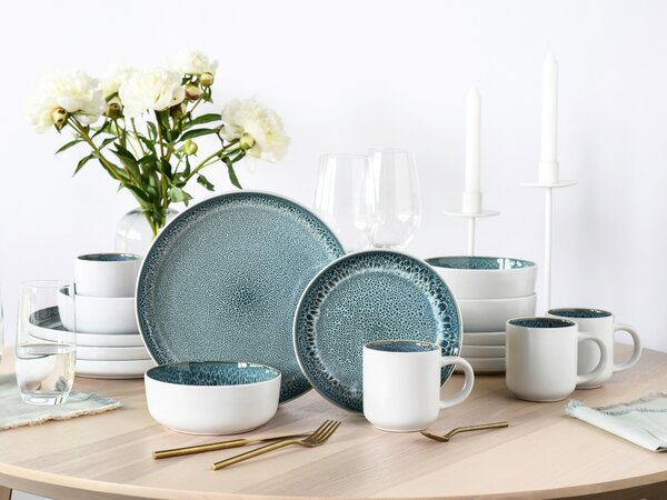 KOMBINOVANÁ SOUPRAVA, 16dílné, kamenina Creatable - Online Only nádobí, Online Only