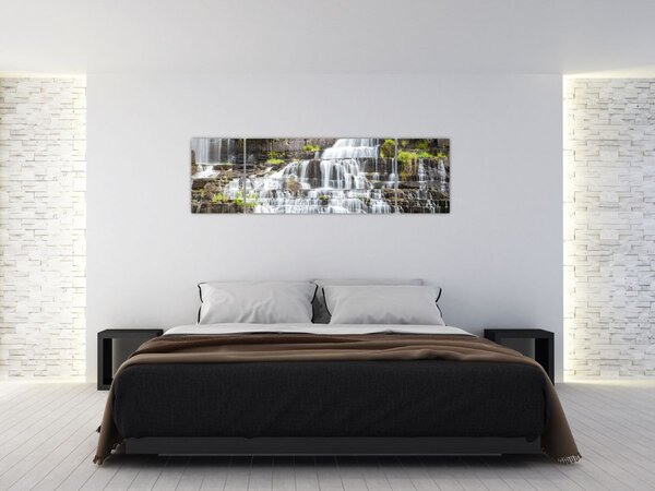Obraz - Vodopád (170x50 cm)