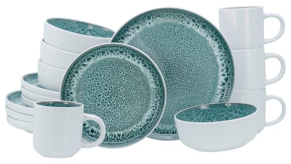 KOMBINOVANÁ SOUPRAVA, 16dílné, kamenina Creatable - Online Only nádobí, Online Only
