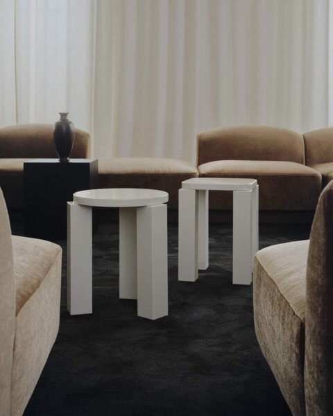 New Works Stolička Atlas Round, creme