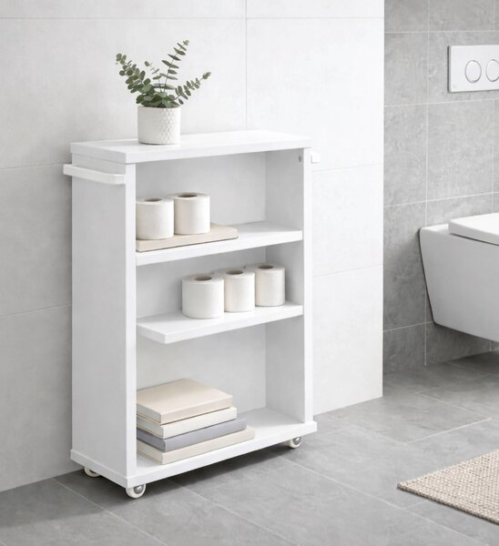 MIDI SKŘÍŇKA, bílá, 20/61/45 cm MID.YOU - Koupelnové série, Online Only