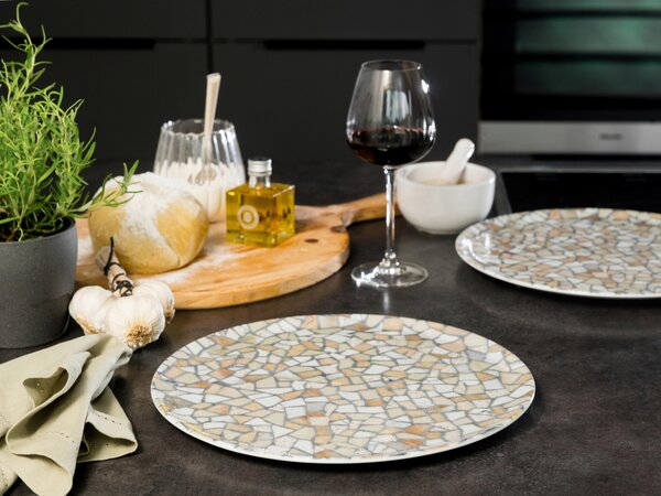 SADA TALÍŘŮ NA PIZZU, keramika, 33 cm Creatable - Online Only nádobí, Online Only